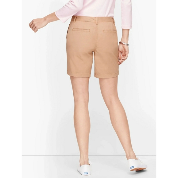 Talbot Relaxed Weekender Chino Shorts in Khaki - Picture 11 of 11